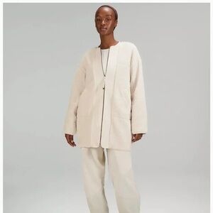 lululemon athletica Cream Teddy Jacket